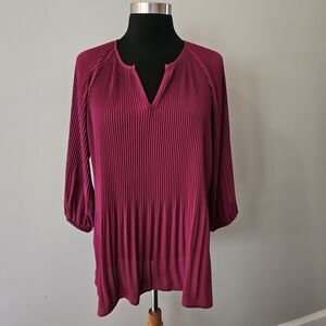 Finely Pleated Blouse